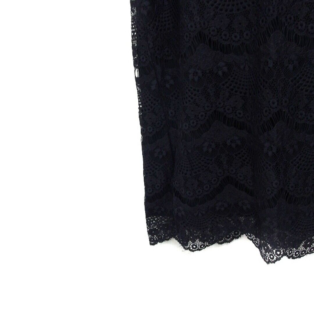 M Premier M-Premier Lace Blouse Puff Sleeve Boat … - image 6