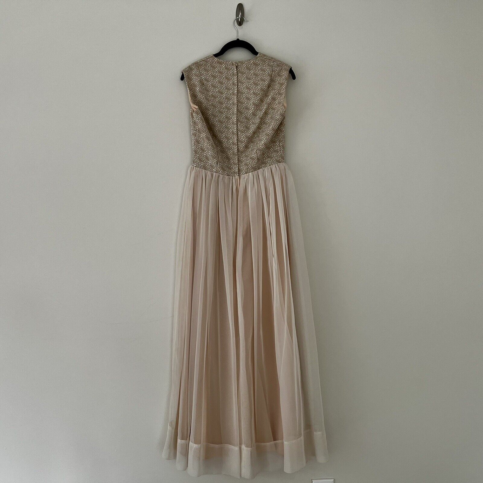 Sleeveless Gold And Pink Vinyasa 60s/70s Dress - image 2