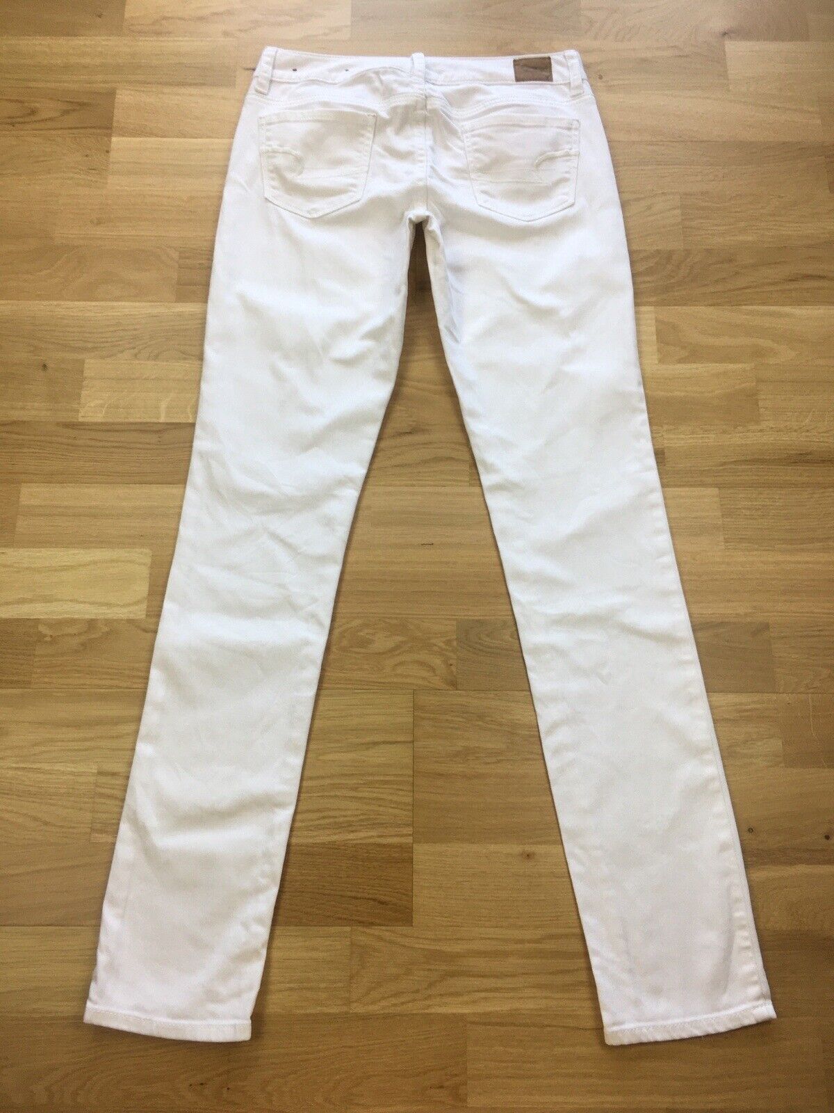 American Eagle Womens Jeans Sz W27 W32 White Low … - image 5