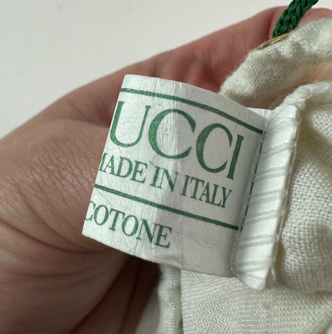 Vintage Authentic Gucci Drawstring Dust Bag Acces… - image 5