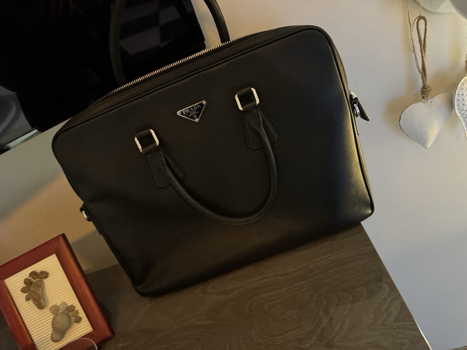 Prada Briefcase Black Leather - image 9