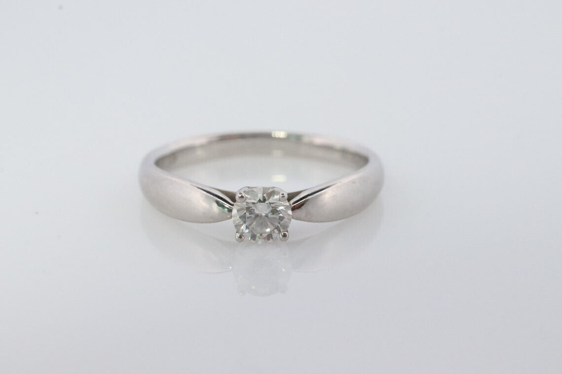 Vintage Tiffany and Co. Diamond Ring. Authentic 0… - image 1