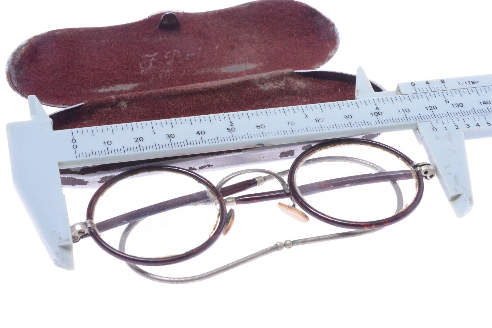 ✅ ANTIQUE +-1930 ROUND READING GLASSES SPECTACLES… - image 6