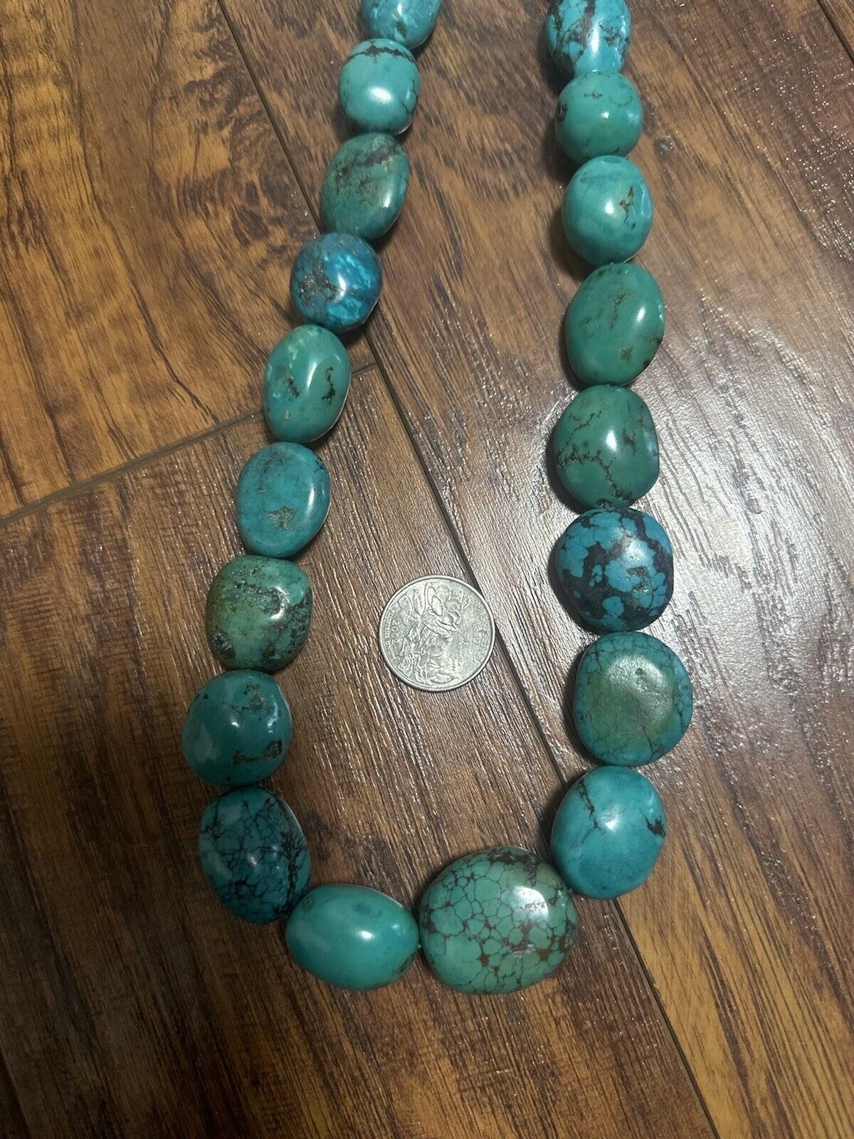 Blue Turquoise Navajo  vintage - image 1