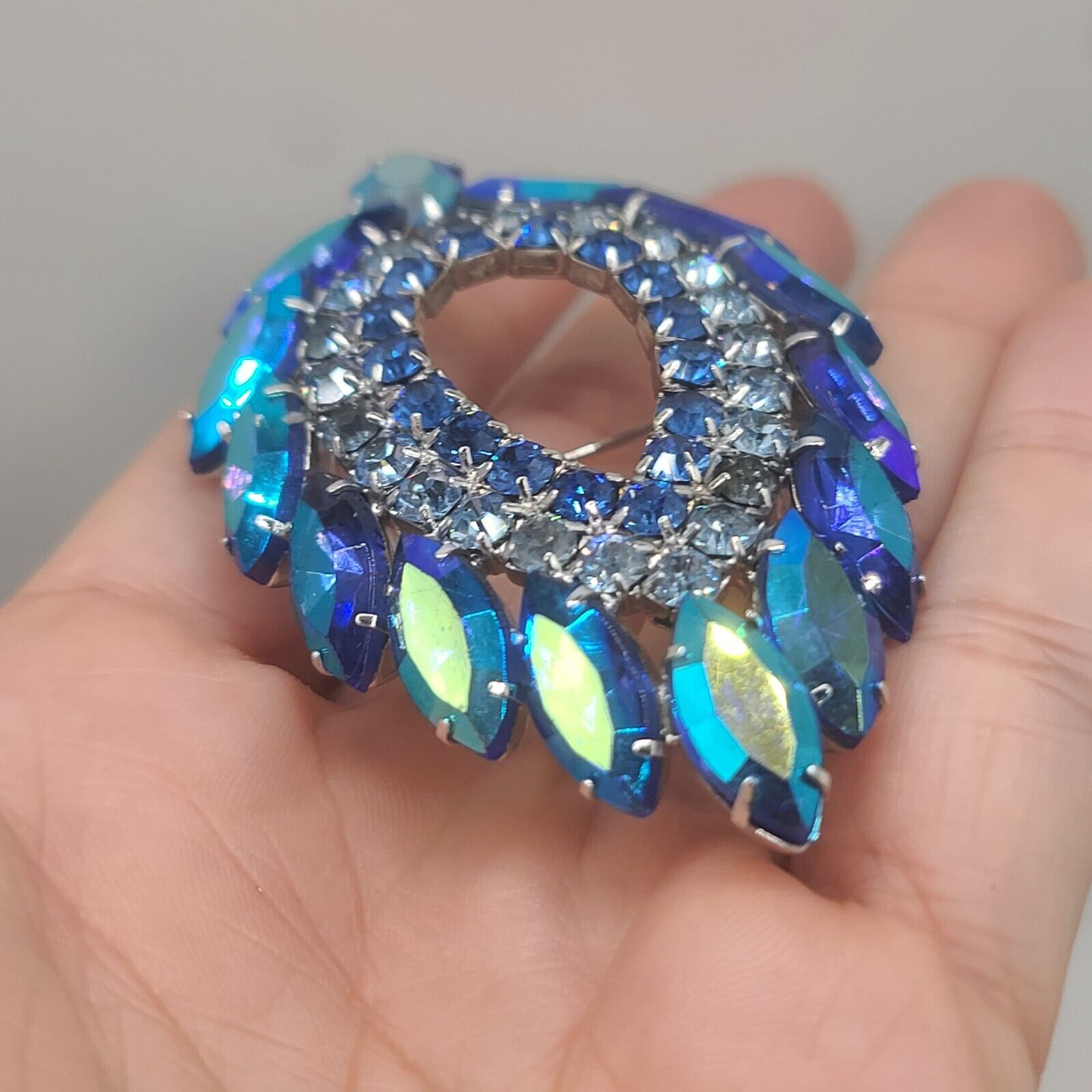 Vintage Juliana For Sarah Coventry Brooch Blue La… - image 18