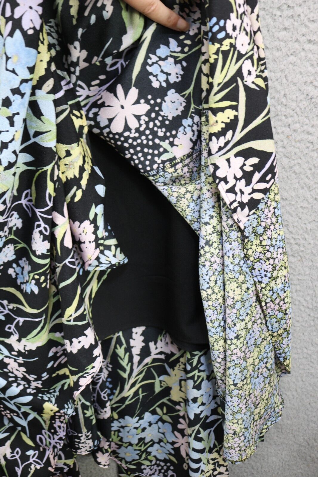 Calvin Klein Sleeveless Dark Floral Maxi Dress-14… - image 3