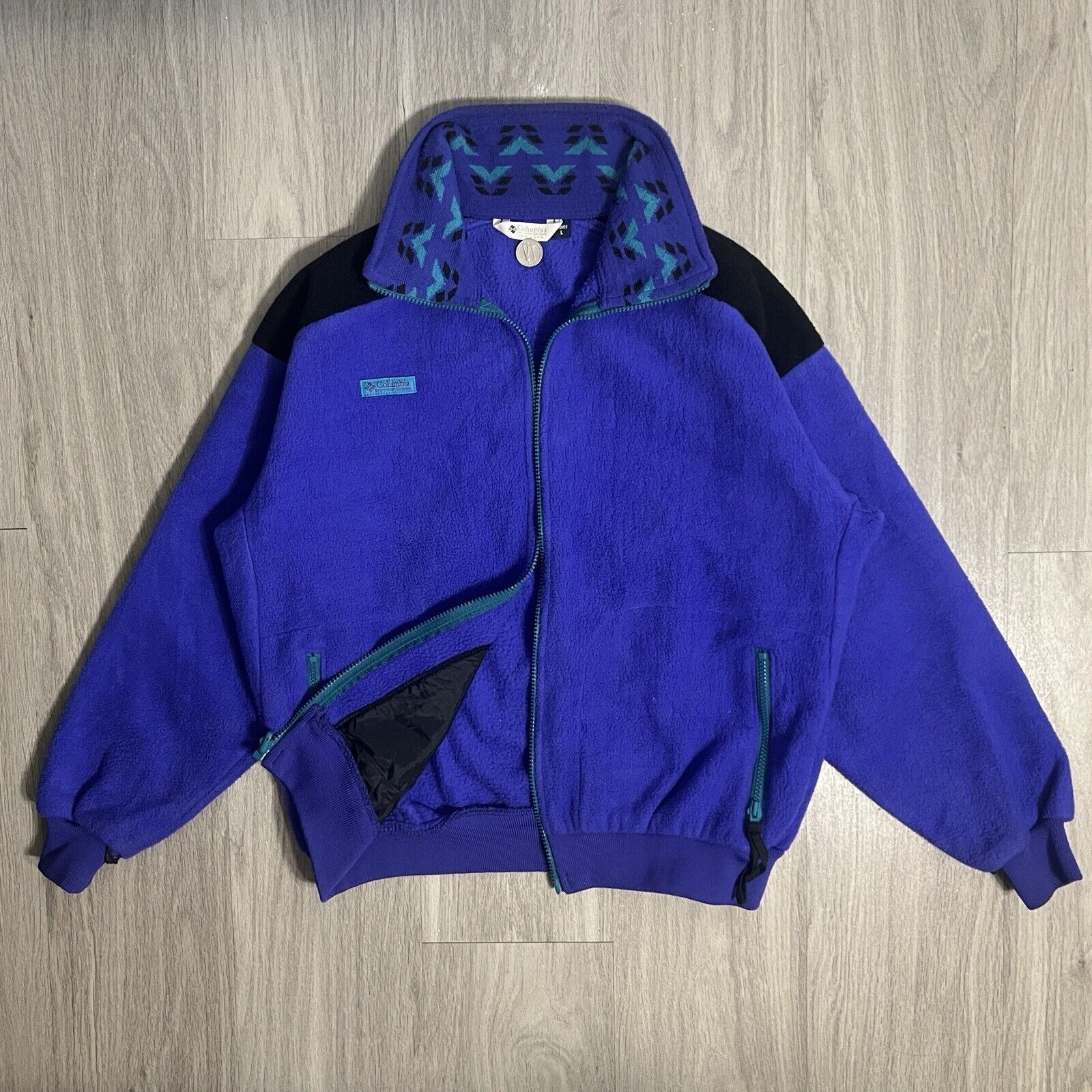 1990’s Columbia Sportswear | Purple Fleece Jacket - image 2