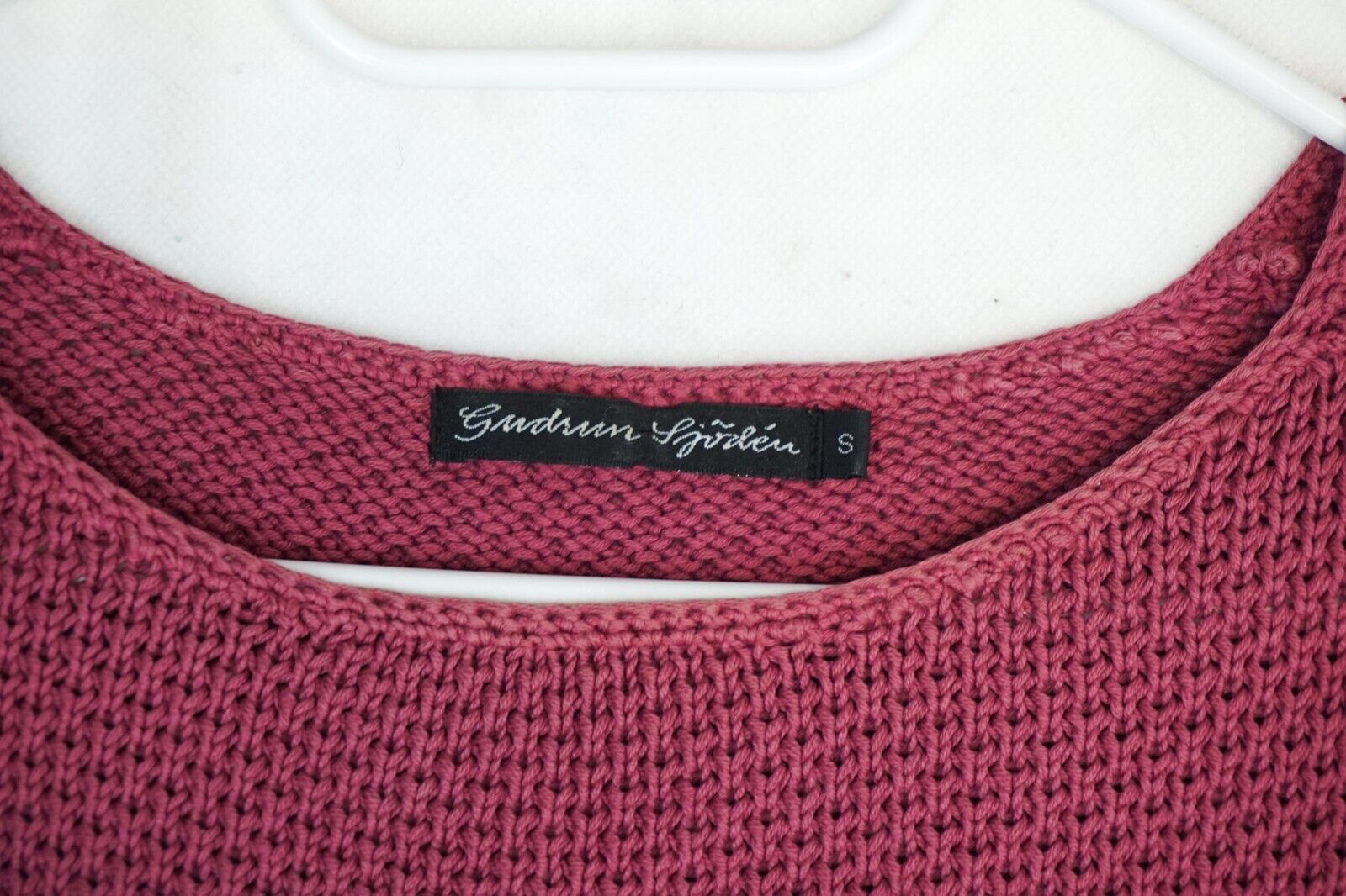 Gudrun Sjoden Red Organic Cotton Knit Oversized S… - image 3