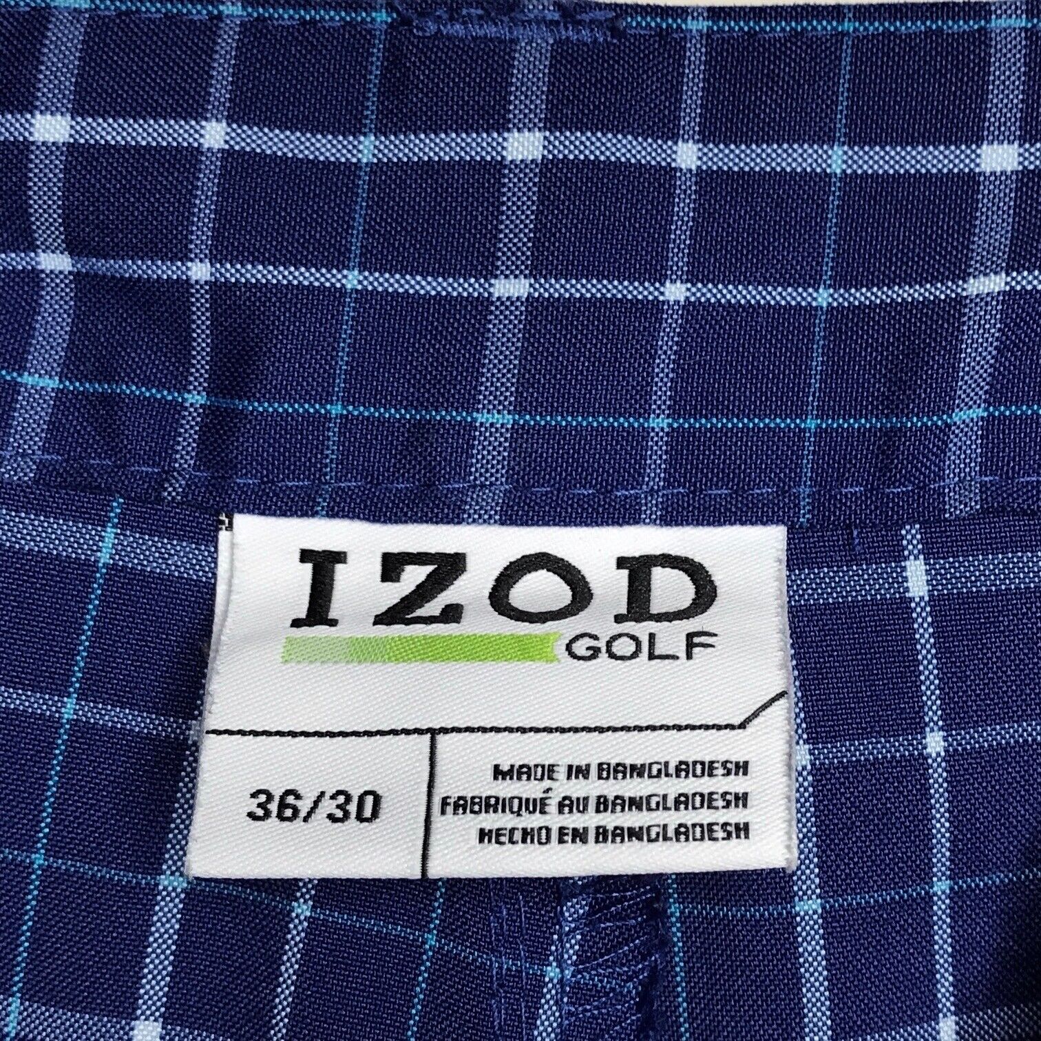 Izod Golf Mens Plaid Pants Stretch Performance Bl… - image 7