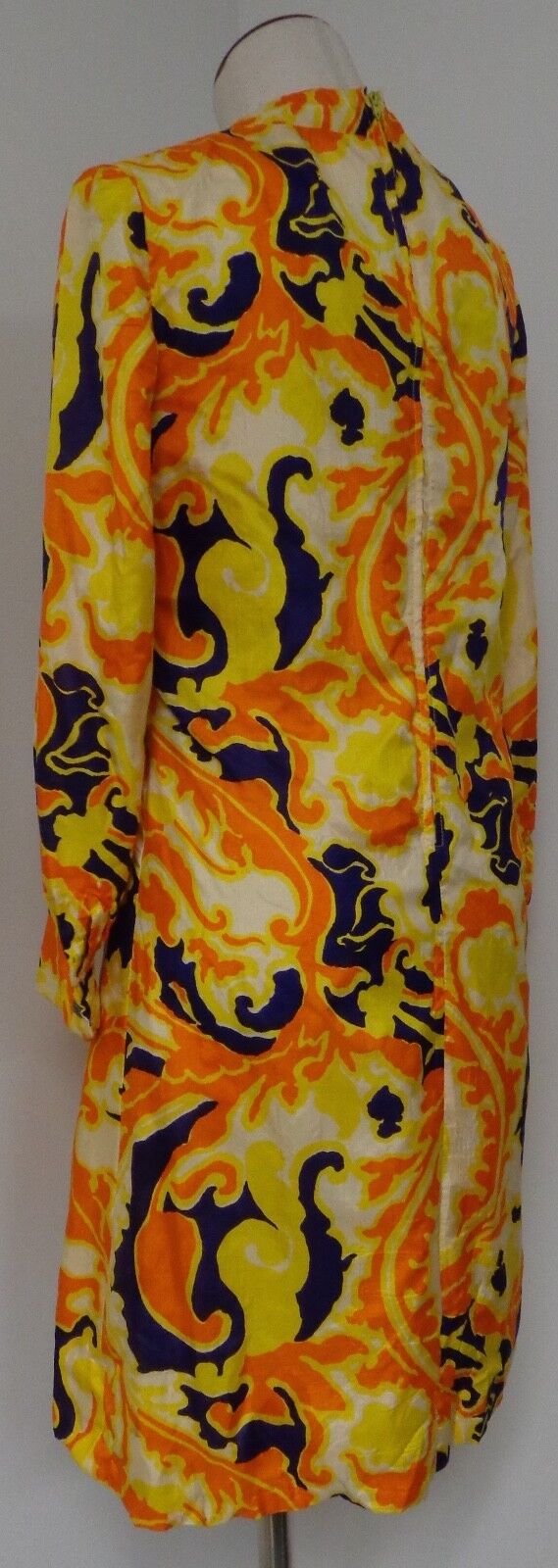 ADELE MARTIN VNTG 1960S RETRO MOD ORANGE YELLOW P… - image 10