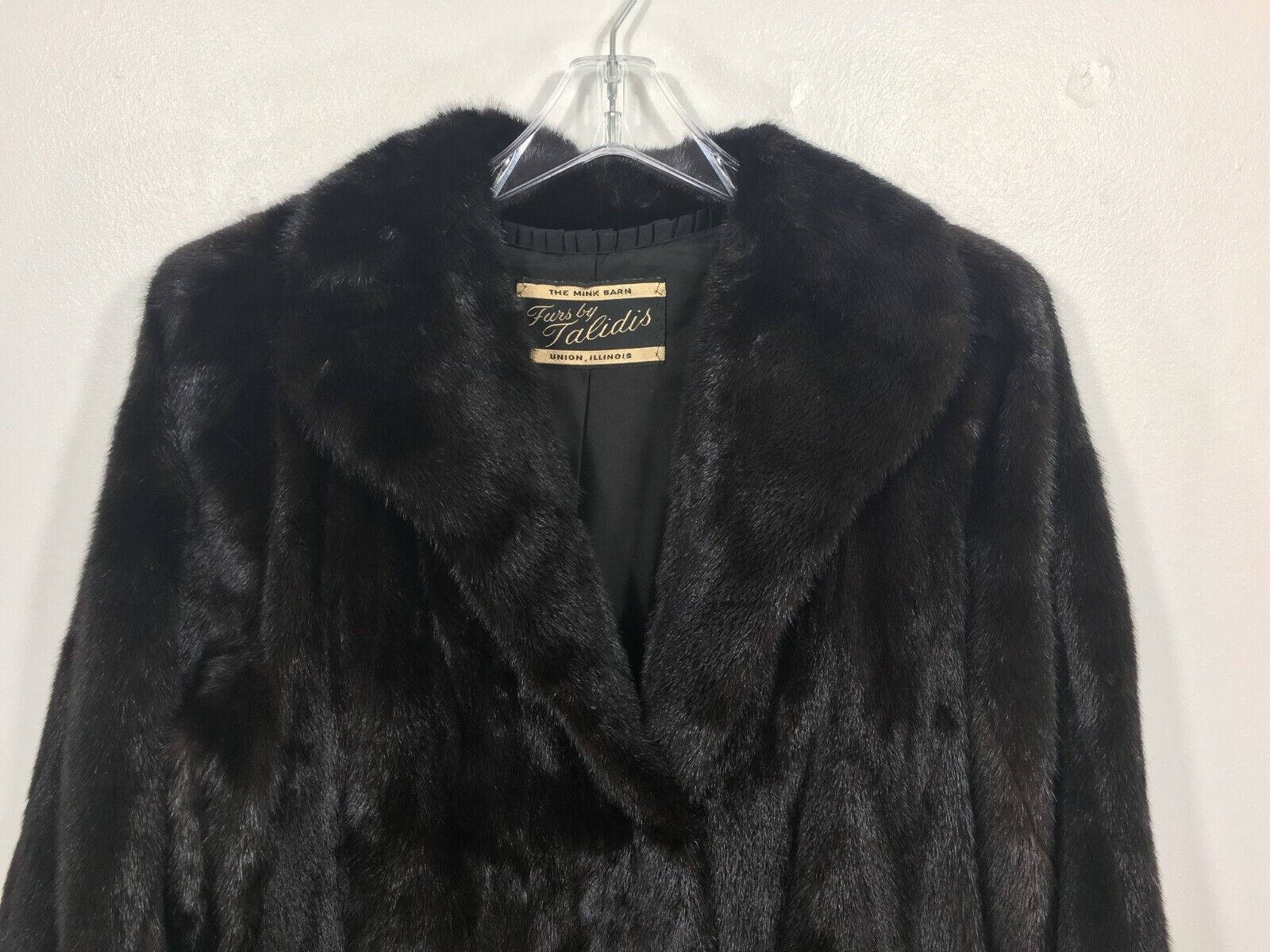 Classic MINK fur coat black Women's Medium jacket - image 2