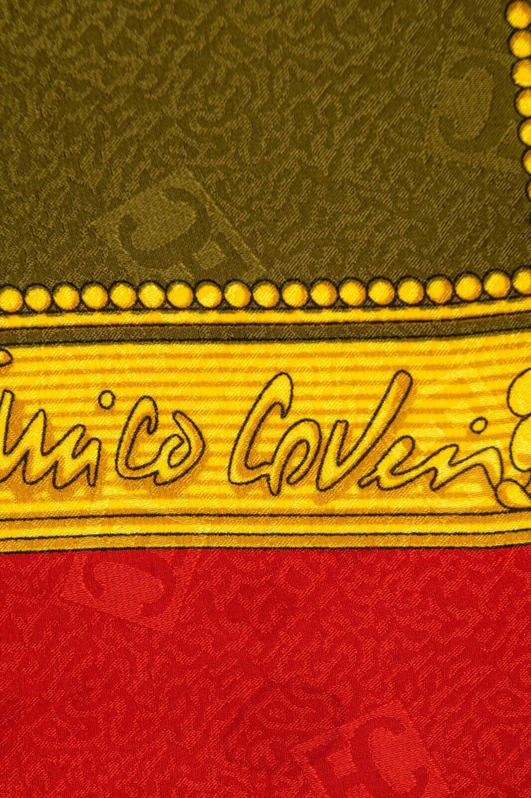 Authentic Scarf " Enrico Coveri " / " Enrico Cove… - image 4