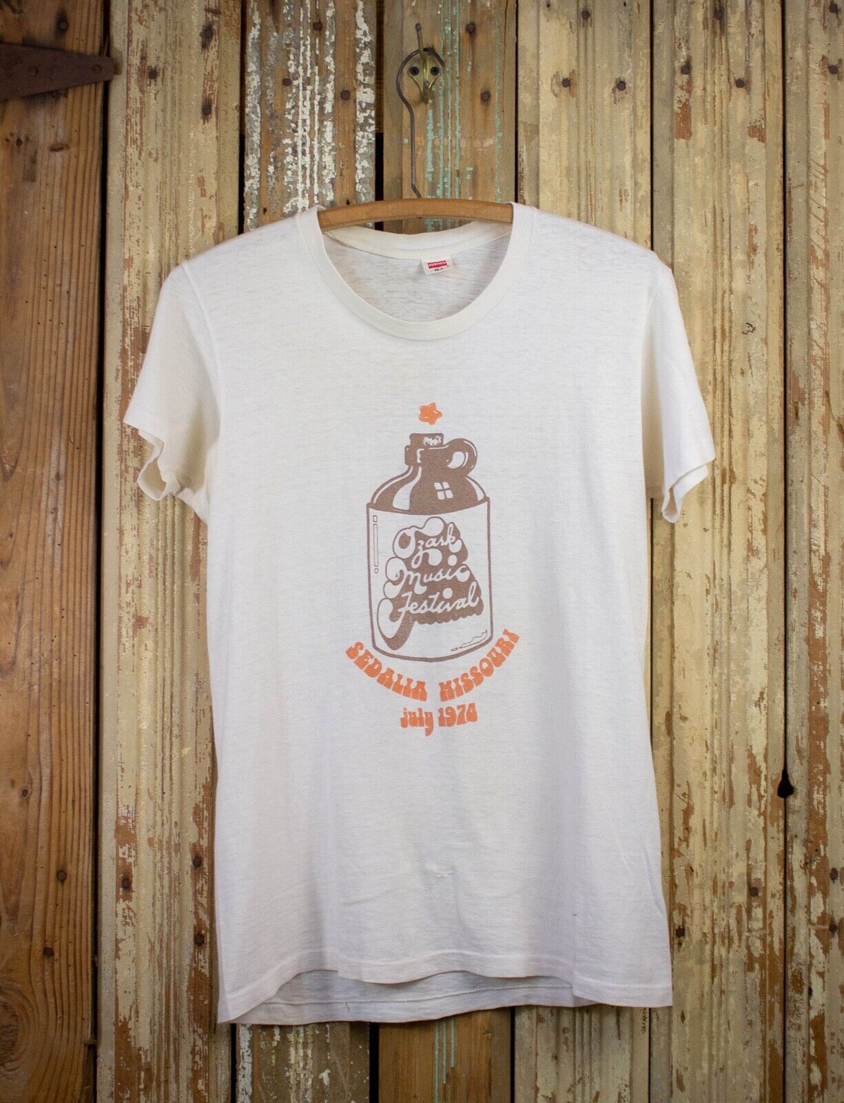 Vintage Ozark Music Festival Concert T Shirt 1974… - image 1