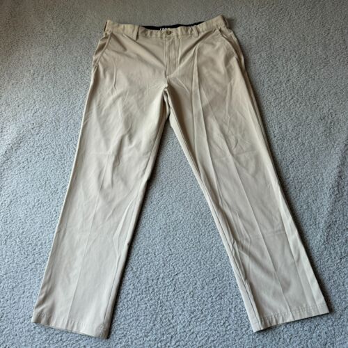 IZOD Golf Pants Mens 36x32 Beige Swingflex Straig… - image 1