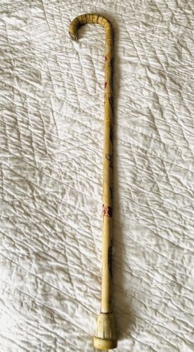 Antique Hand Carved Native American Cane Walking S