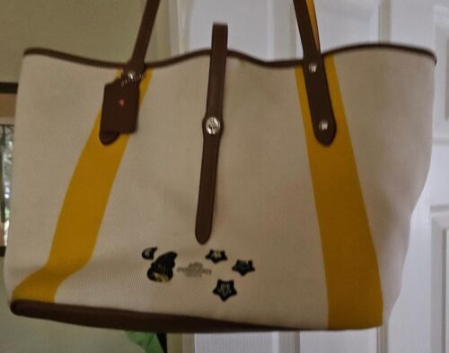 coach canvas tote - image 1