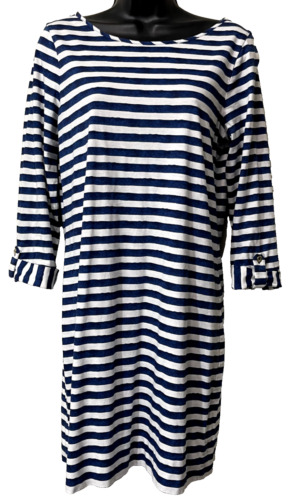 Lilly Pulitzer Marlowe Nautical Striped Dress Blue