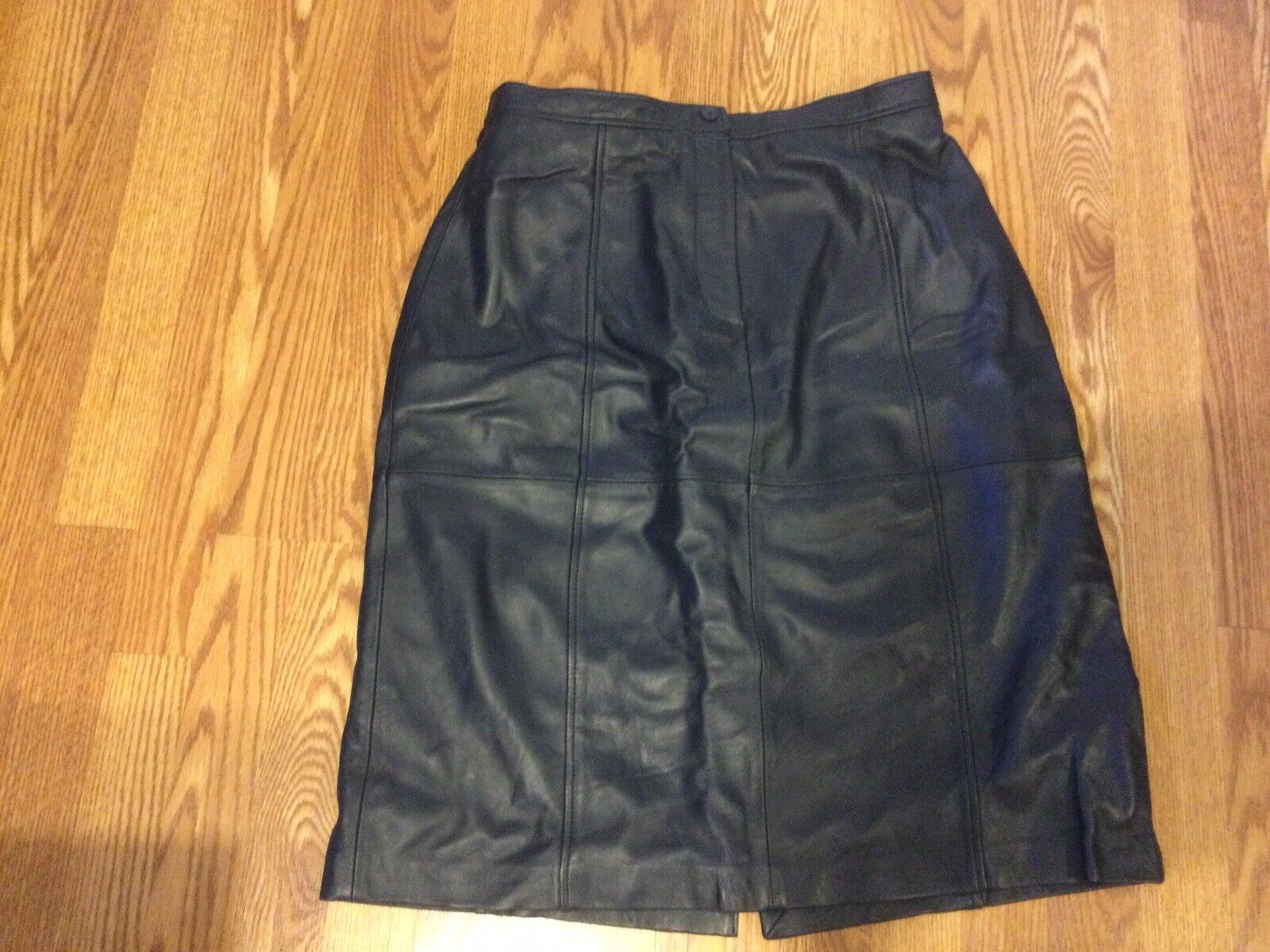 Pamela McCoy Leather Skirt BLK. Size Large - image 3