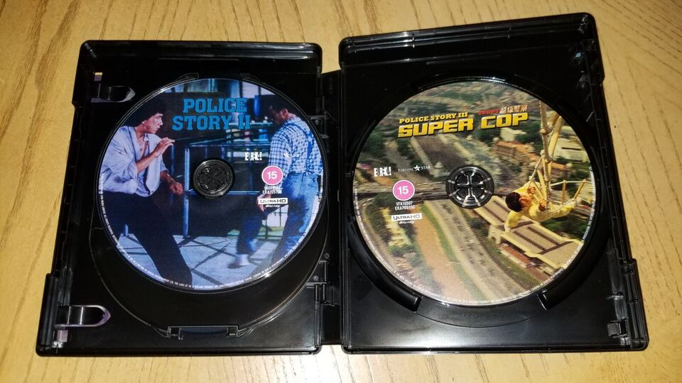 The Police Story Trilogy 4K UHD Blu-Ray EUREKA / REGION FREE / LIKE NEW ...