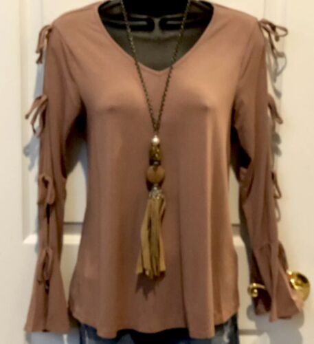 ANTHROPOLOGIE Cupio size S/P  Blush Blouse Shirt … - image 1