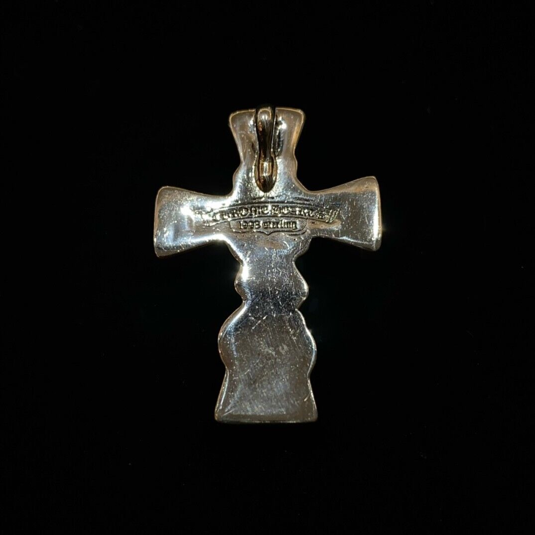 Chrome hearts 925 Silver Flame Cross pendant - image 7