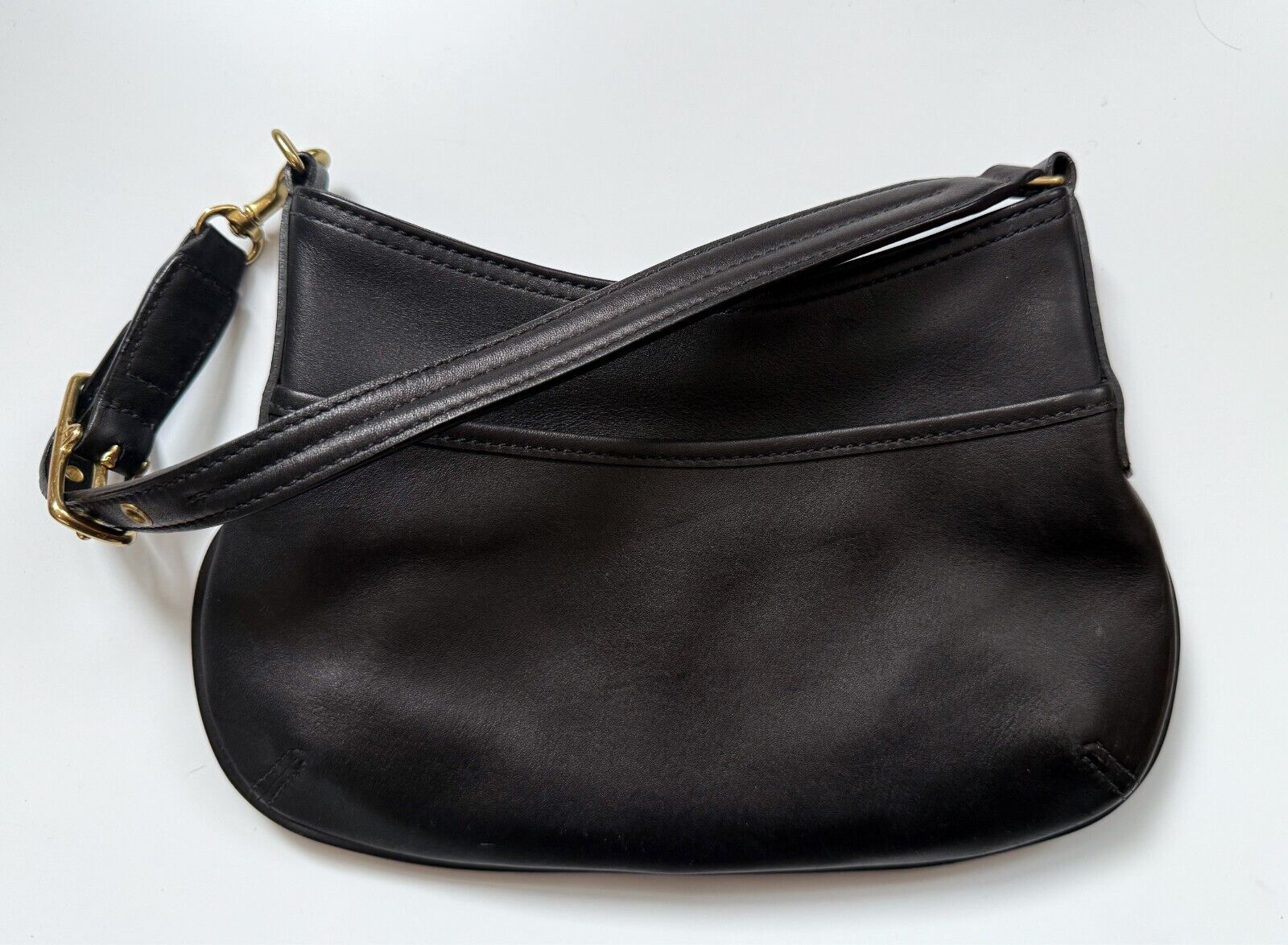 Coach Legacy Vintage Demi Shoulder Bag Black Leat… - image 4