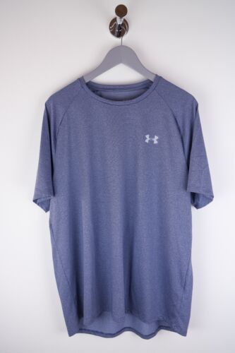 Under Armour Men T-Shirt Short Sleeves Blue Activ… - image 1