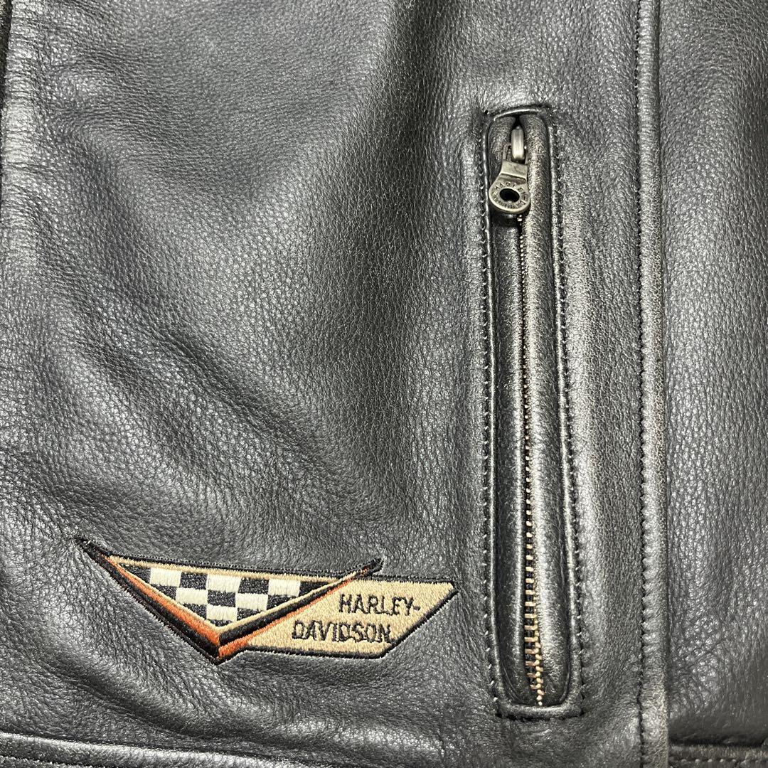 Harley Davidson Leather Jacket Riders S Genuine - image 12