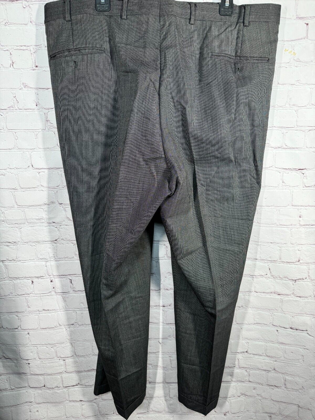 STAFFORD Mens Gray Wool BIG & TALL Pleated 2pc Su… - image 13