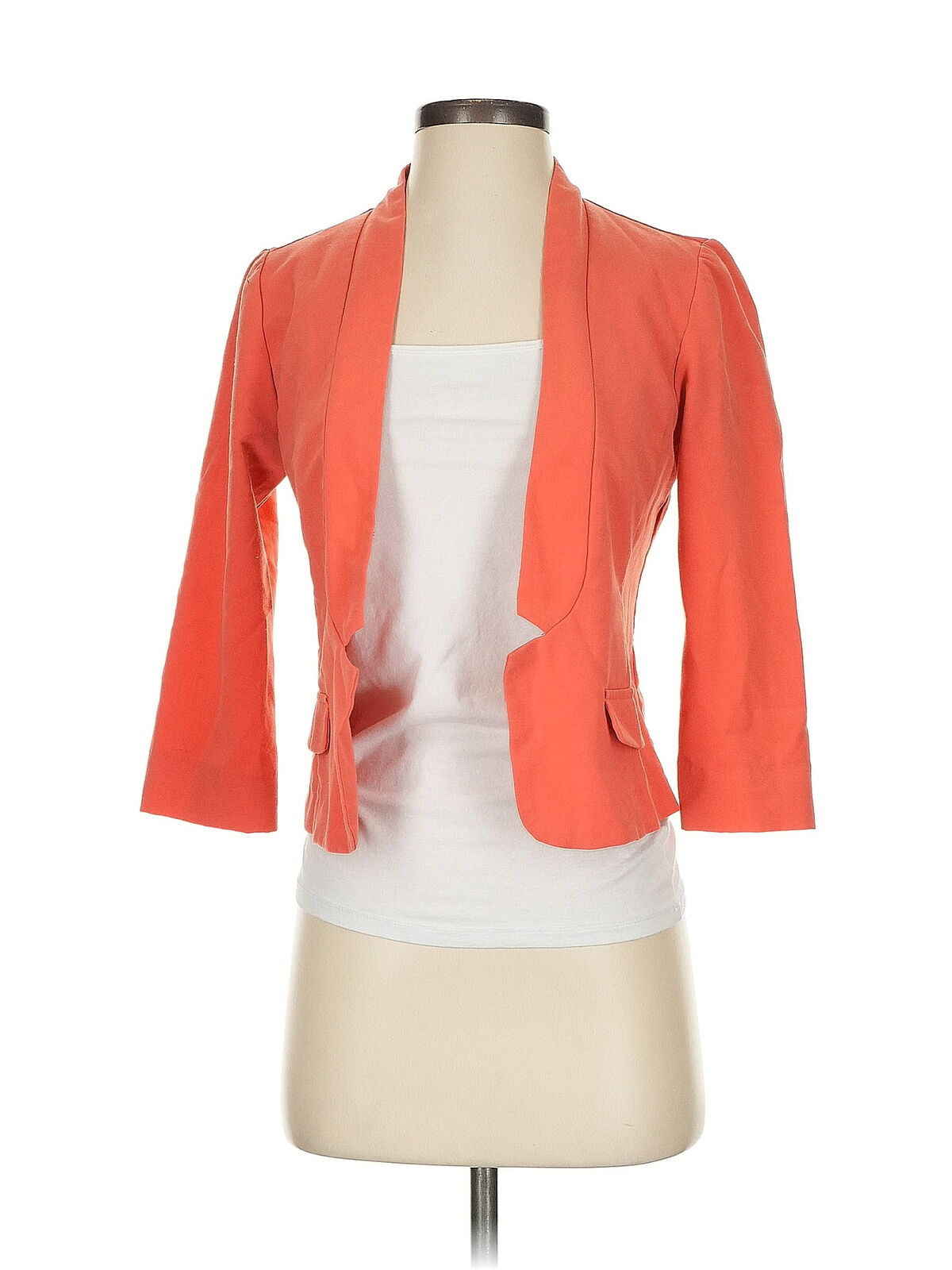 Charlotte Russe Women Orange Blazer S - image 1