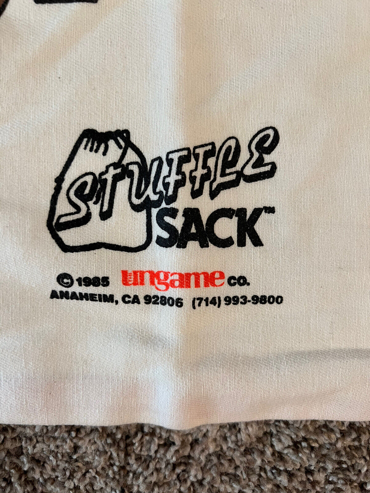 Vintage Sports Sack 1985 Stuffle Sack Silkscreen … - image 2