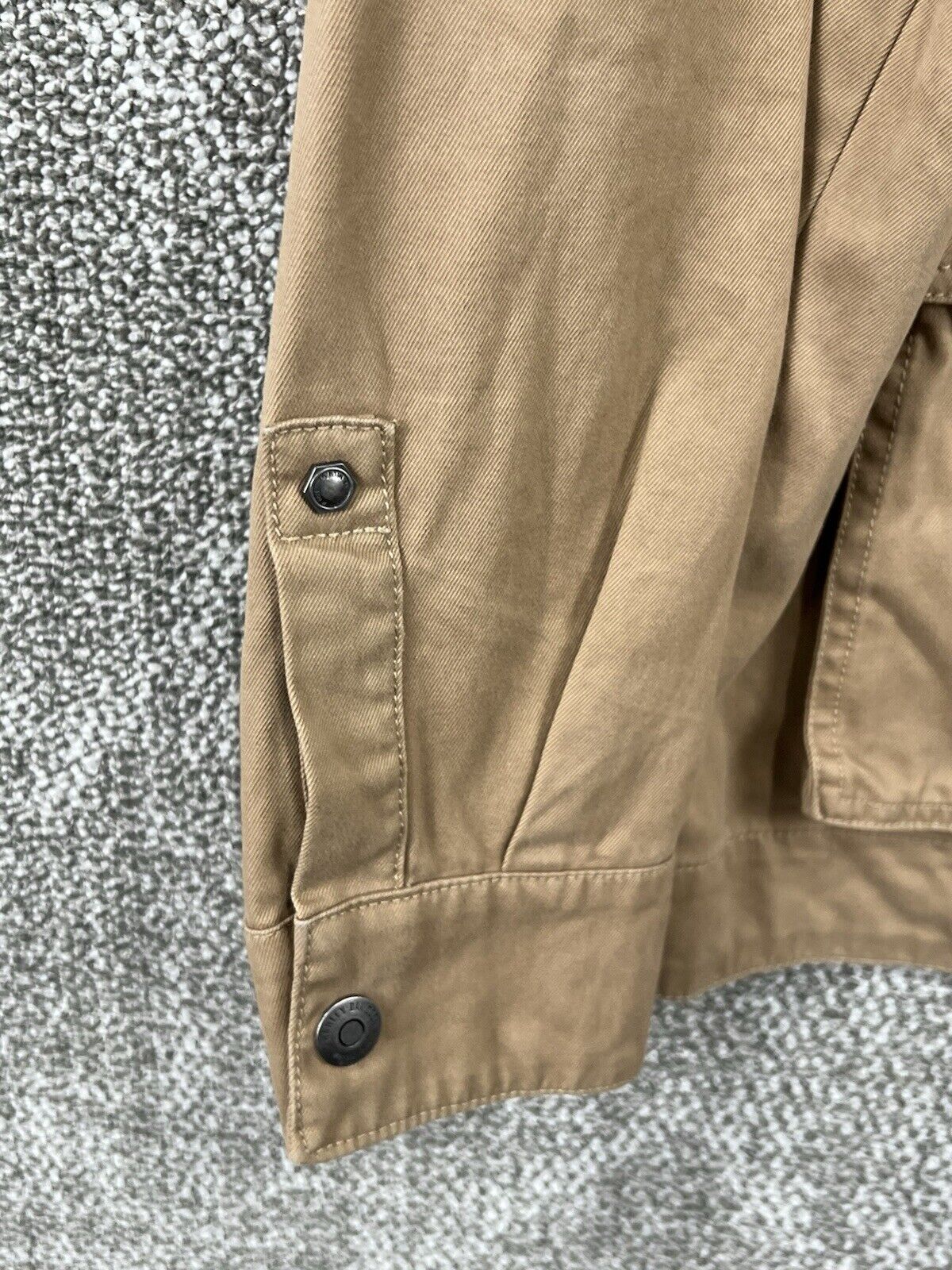 Harley Davidson Tan Khaki Military Field Jacket L… - image 7