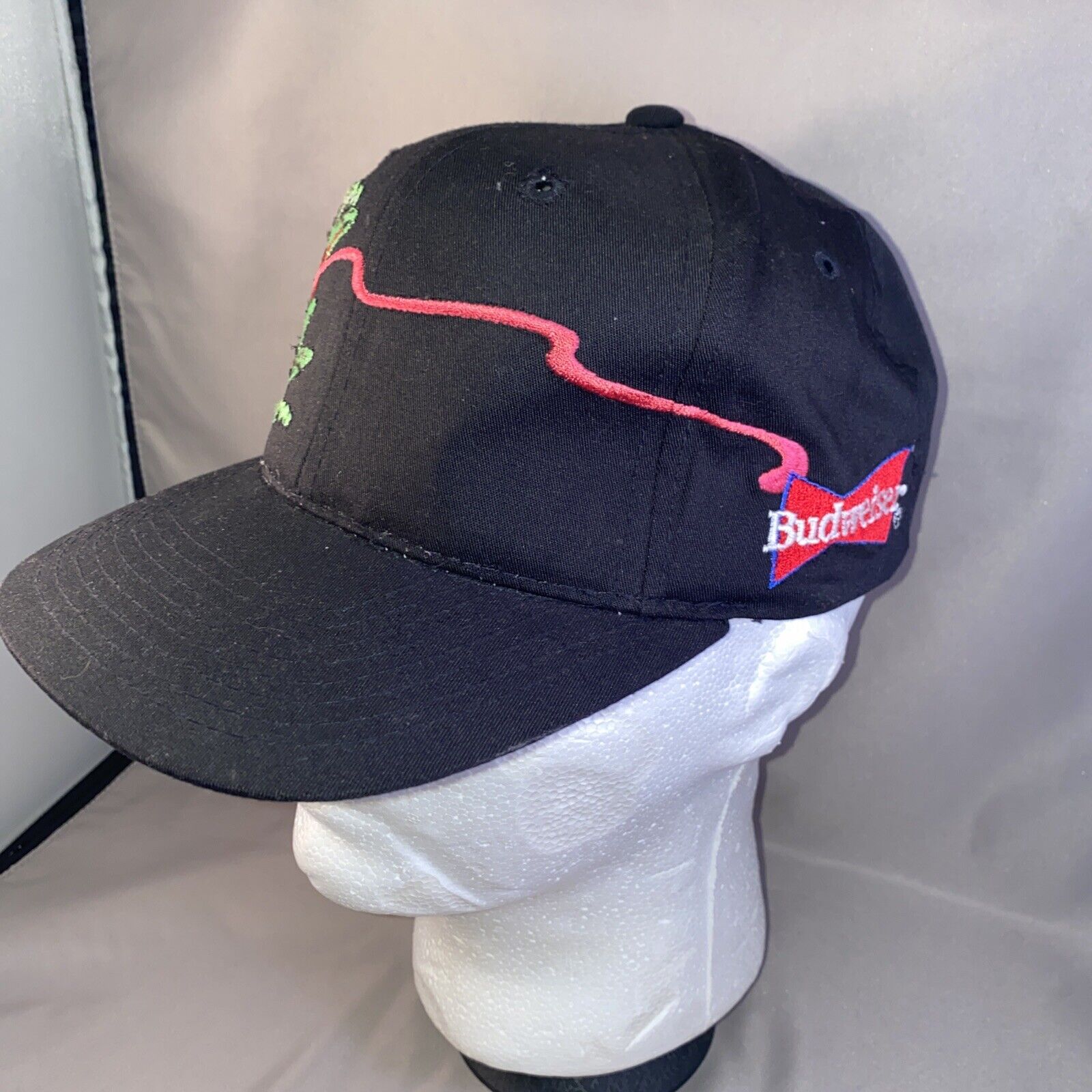 Rare Vintage 90s Budweiser Frog Snapback Hat Cap … - image 2