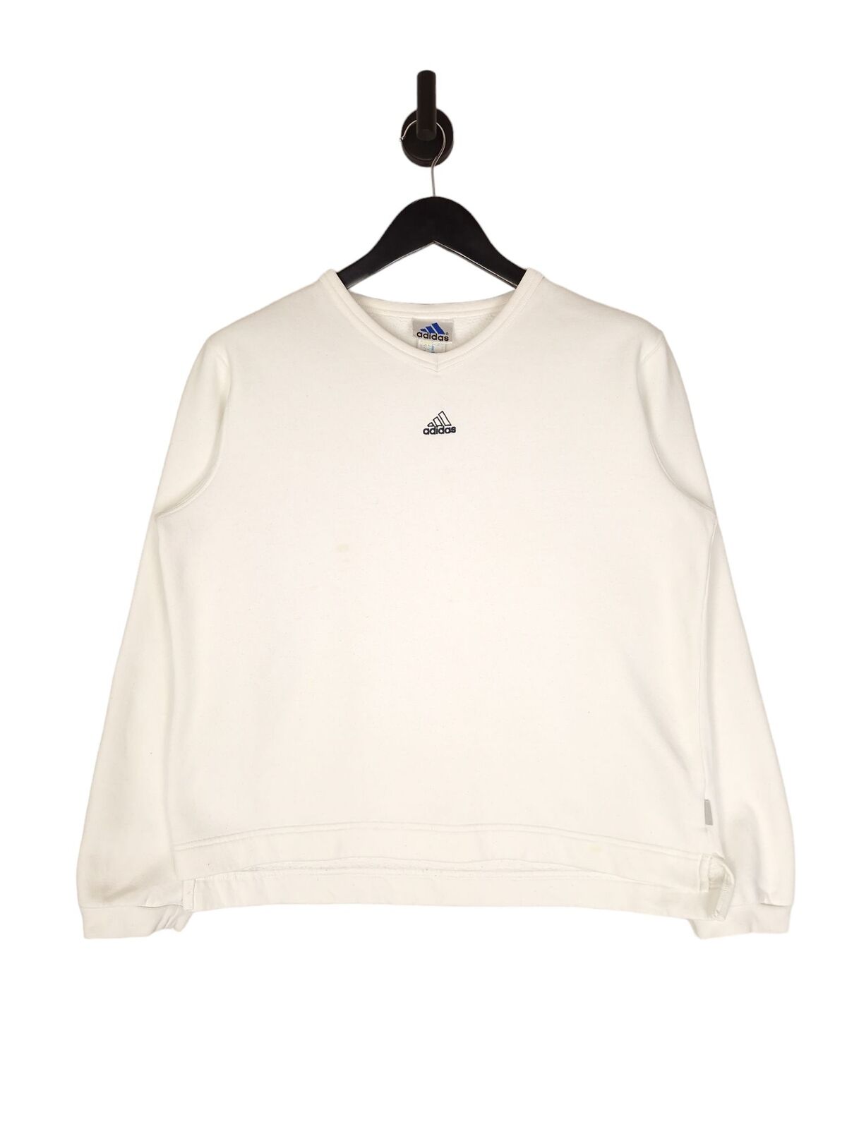 Y2K Adidas Sweatshirt Size UK 14 In White Women's… - image 1