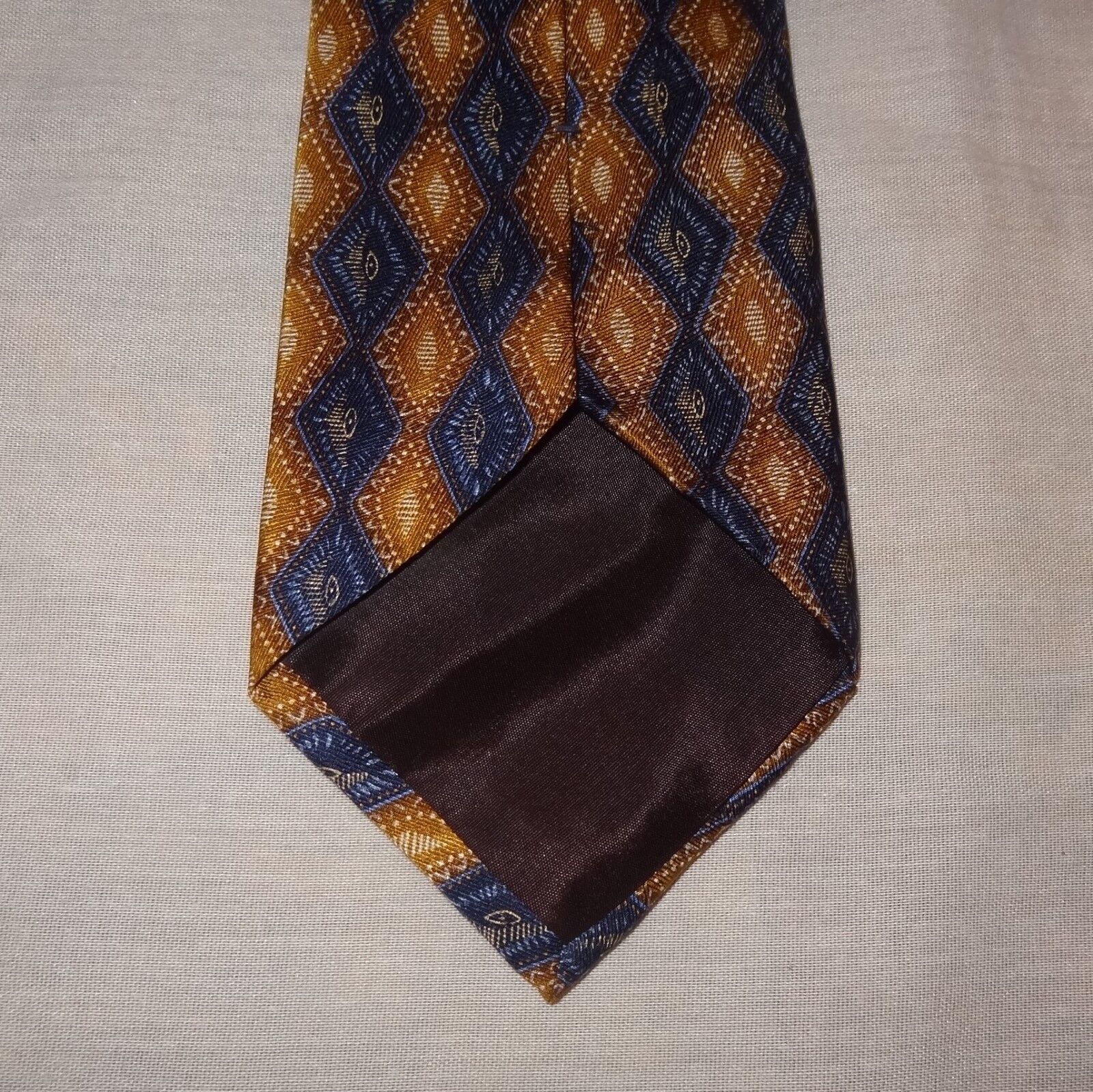 Tie Diamond Geometric Necktie 58" Stafford Execut… - image 2