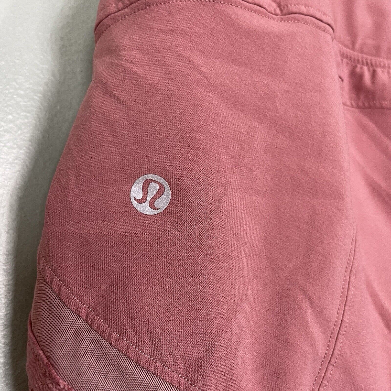 Lululemon Time to Sweat Short Corral Pink Size 4 - image 4