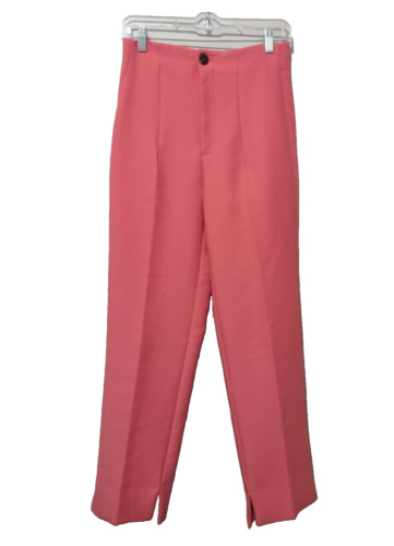 Zara Pink High Waisted Dress Pants Size 4