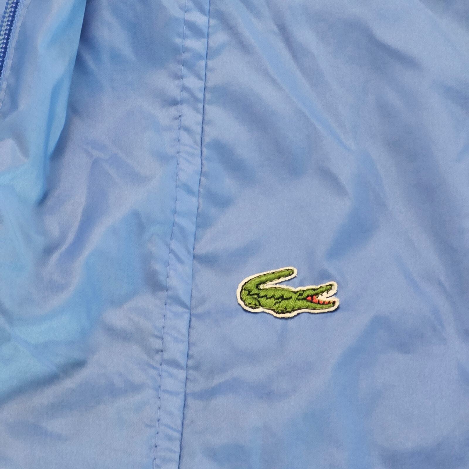 Lacoste X IZOD Mens Vintage VTG Blue Jacket Windb… - image 3