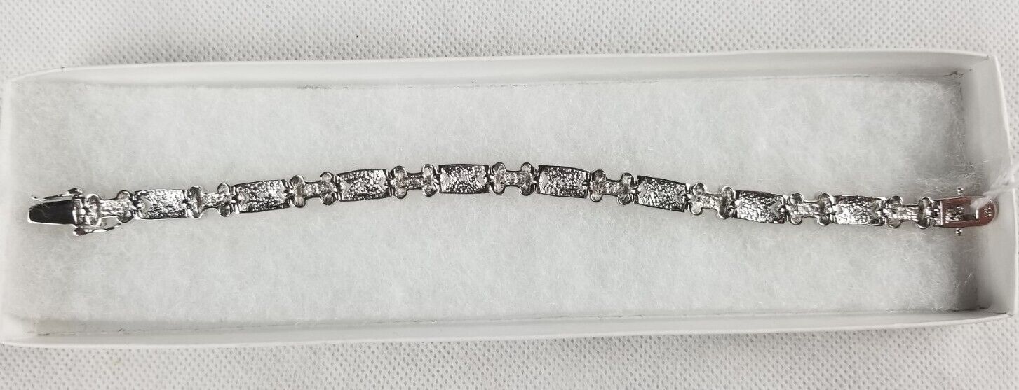 MACY'S Womens 925 Sterling Silver Bracelet 8" EUC… - image 7