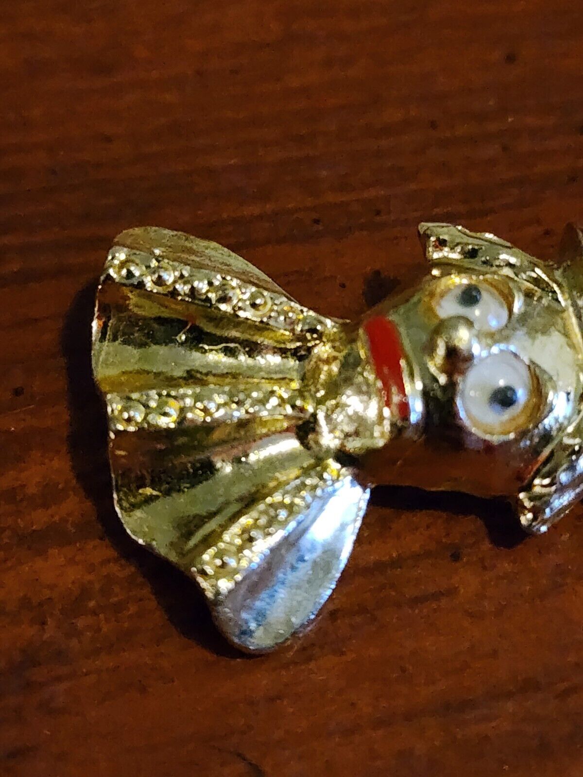 Lot of 2 vintage clown pin brooch googly eye - image 18