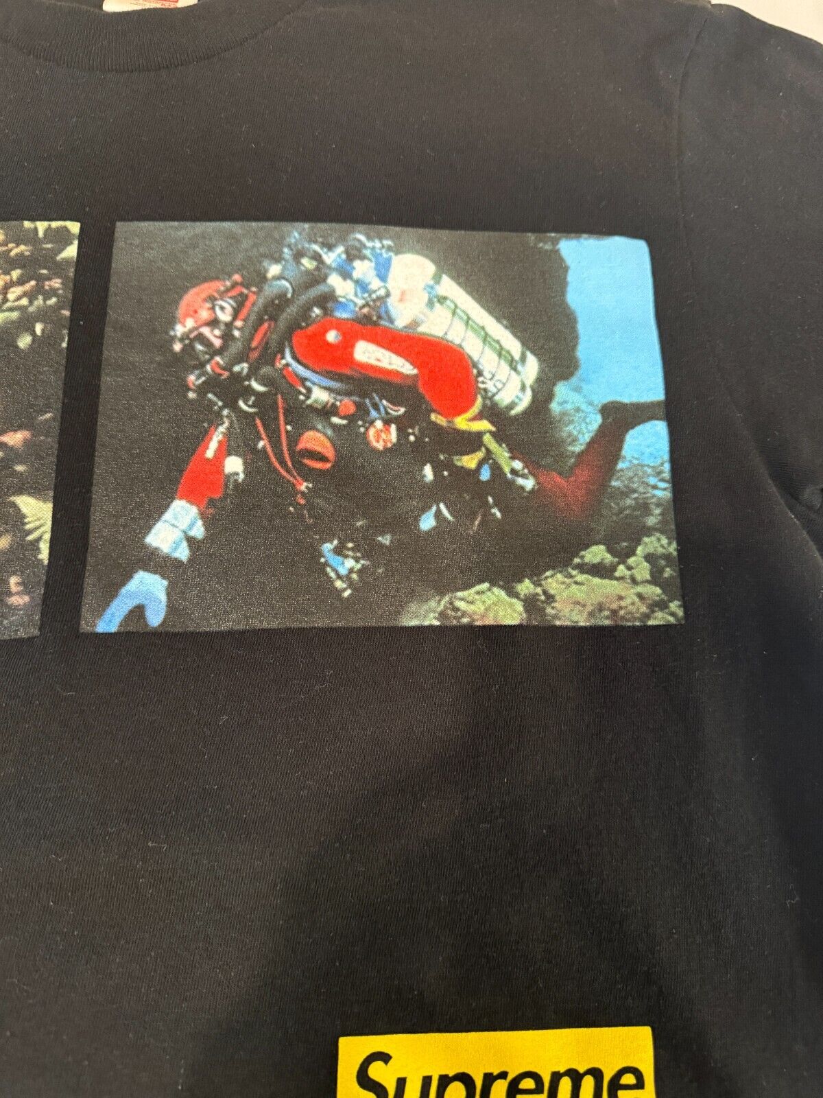 Supreme X Junya Watanabe CDG Man Nature Black Tee… - image 4