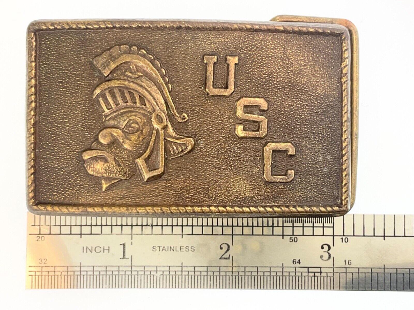 VINTAGE USC BELT BUCKLE Trojans UNIVERSITY of SOU… - image 7