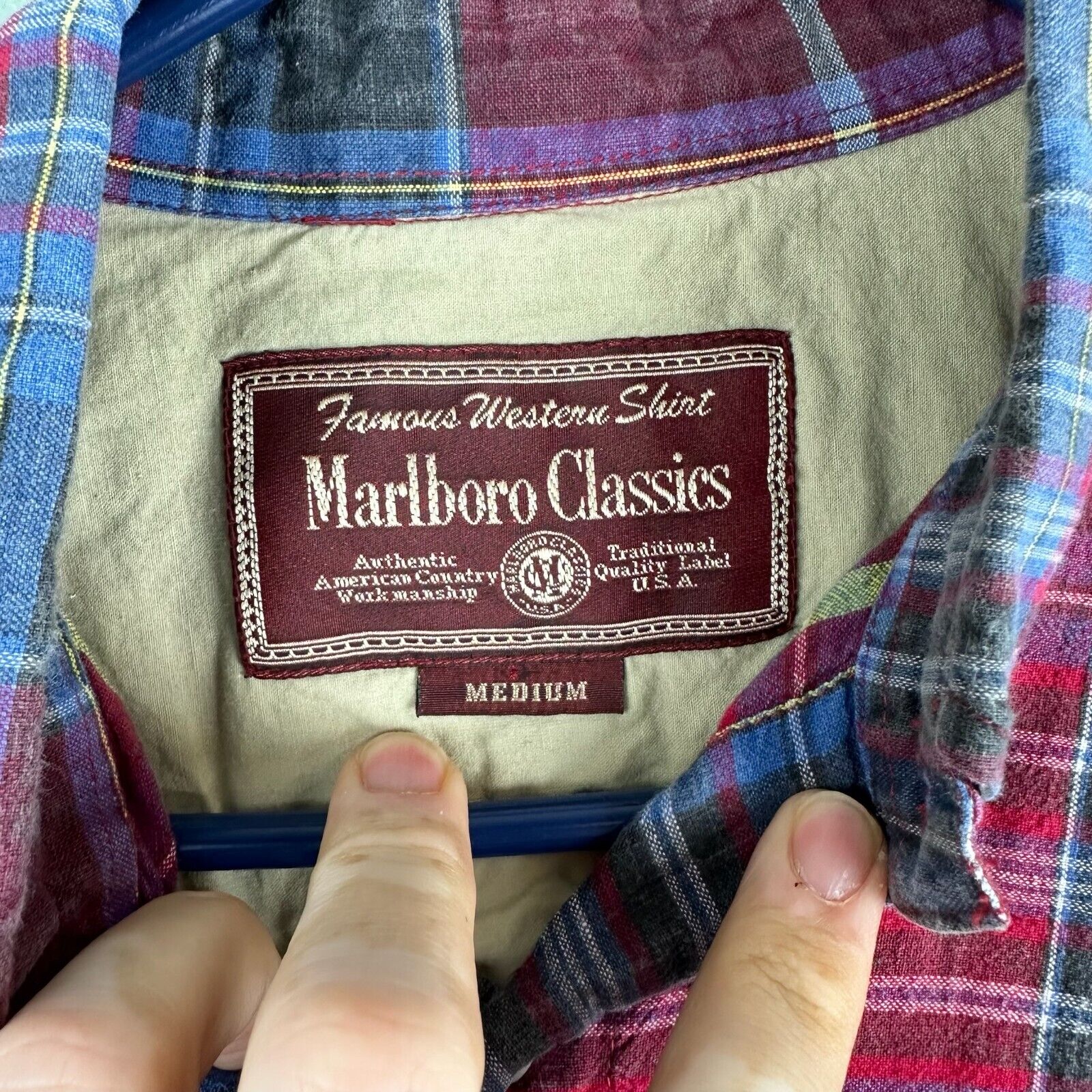 Vintage Marlboro Classics Mens Medium Short Sleev… - image 4