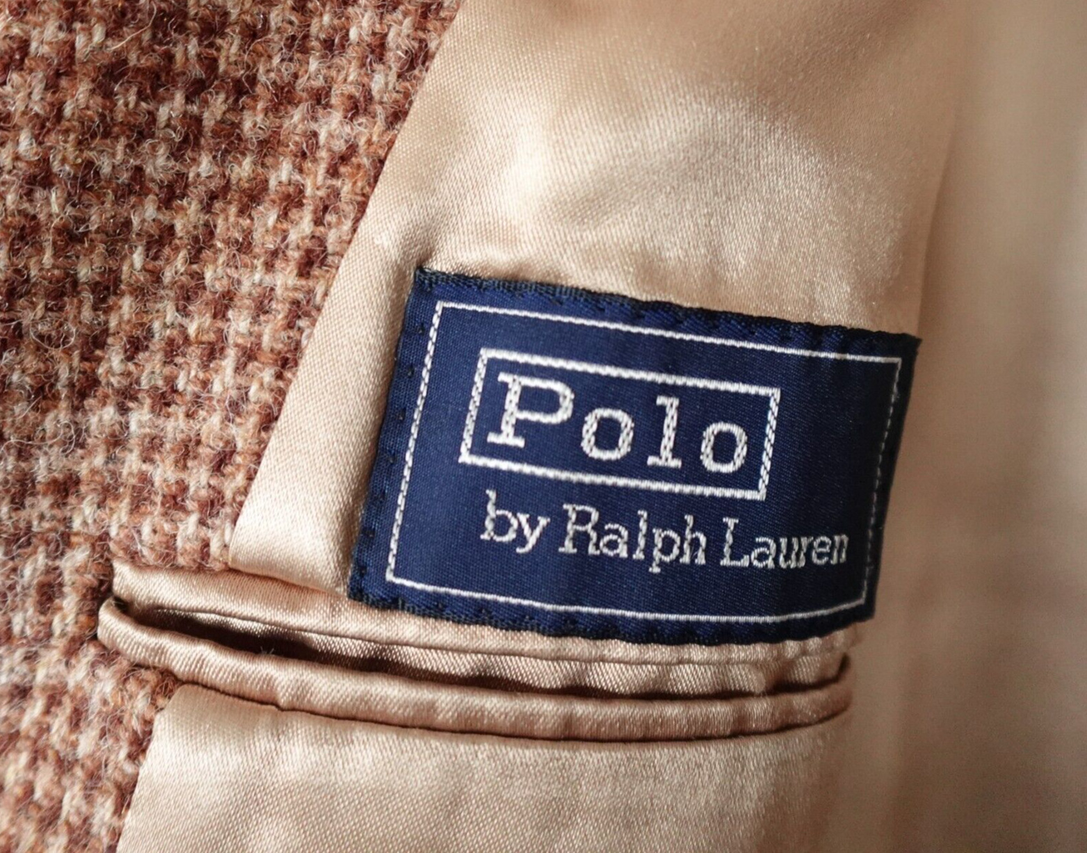 Polo Ralph Lauren Coat Men 44 Brown Overcoat Long… - image 23