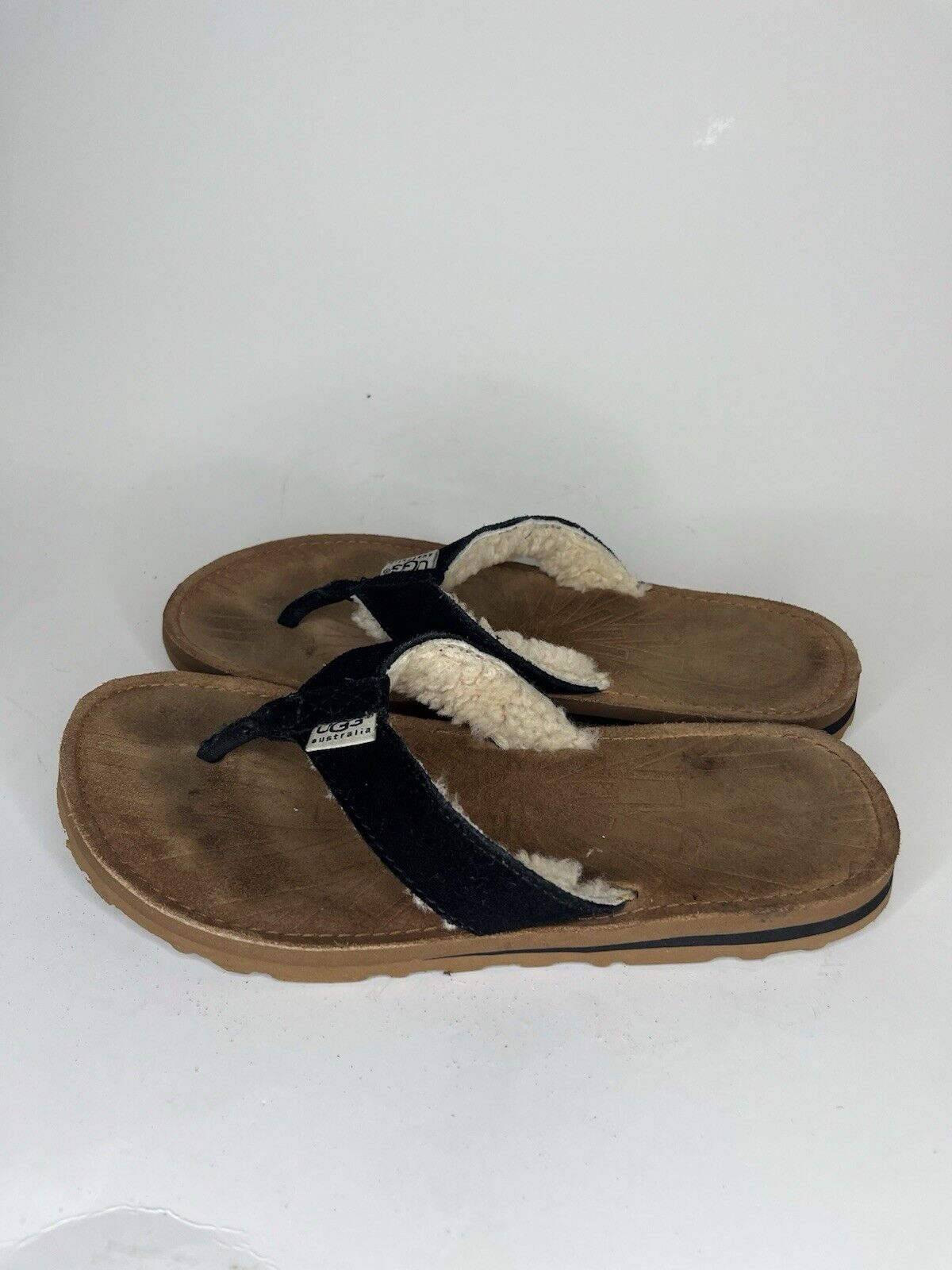 Ugg Australia Sandals Flip Flops Women Size 8W Bl… - image 3