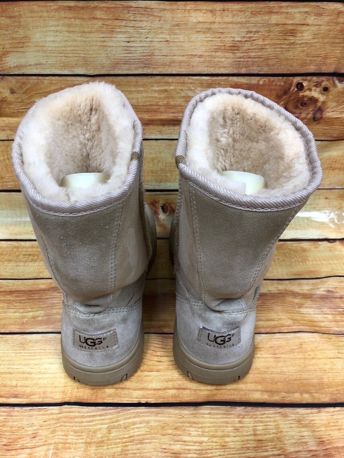 UGG Ultimate Short 5275 Suede Sheepskin Beige Boo… - image 4