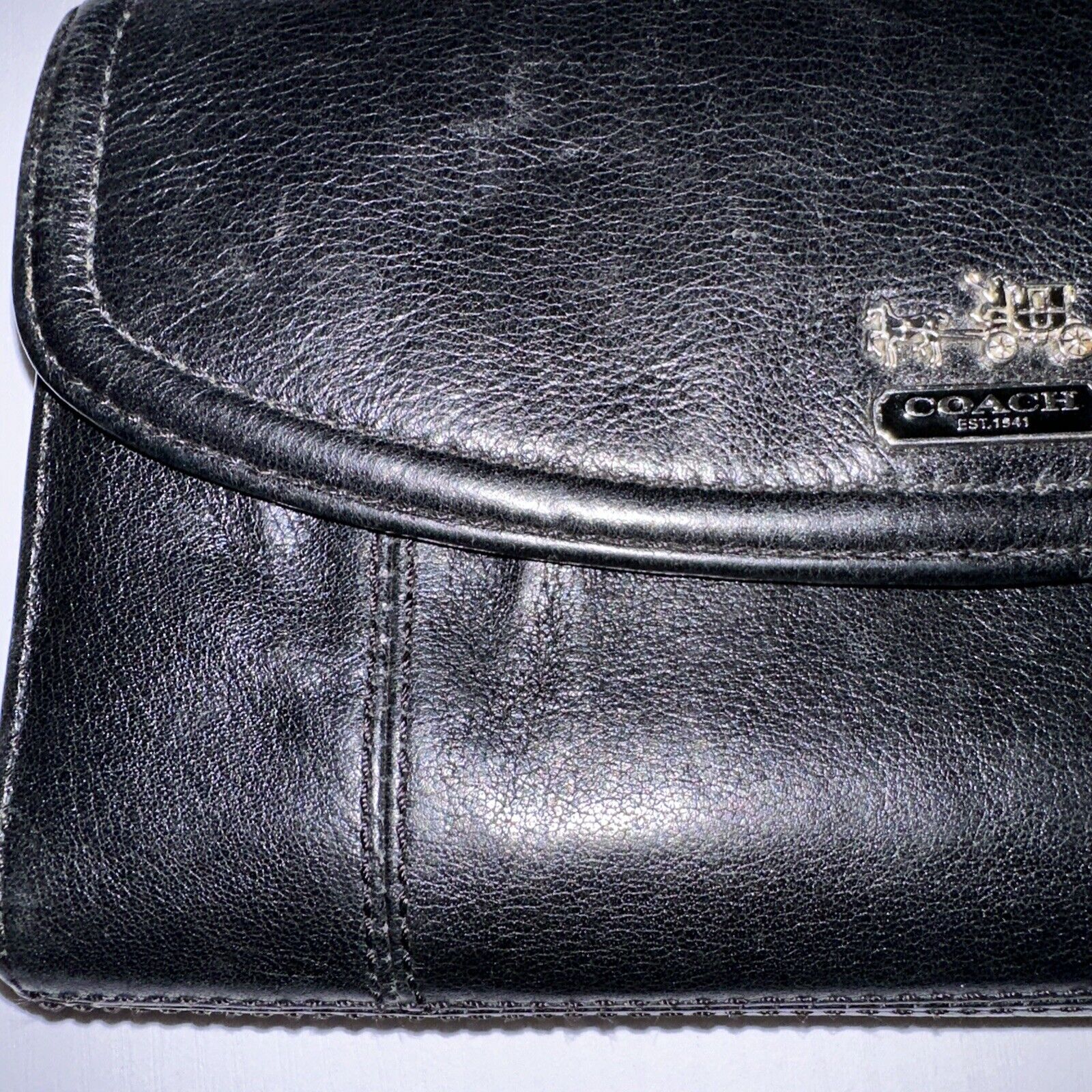 coach black leather womens wallets - image 3