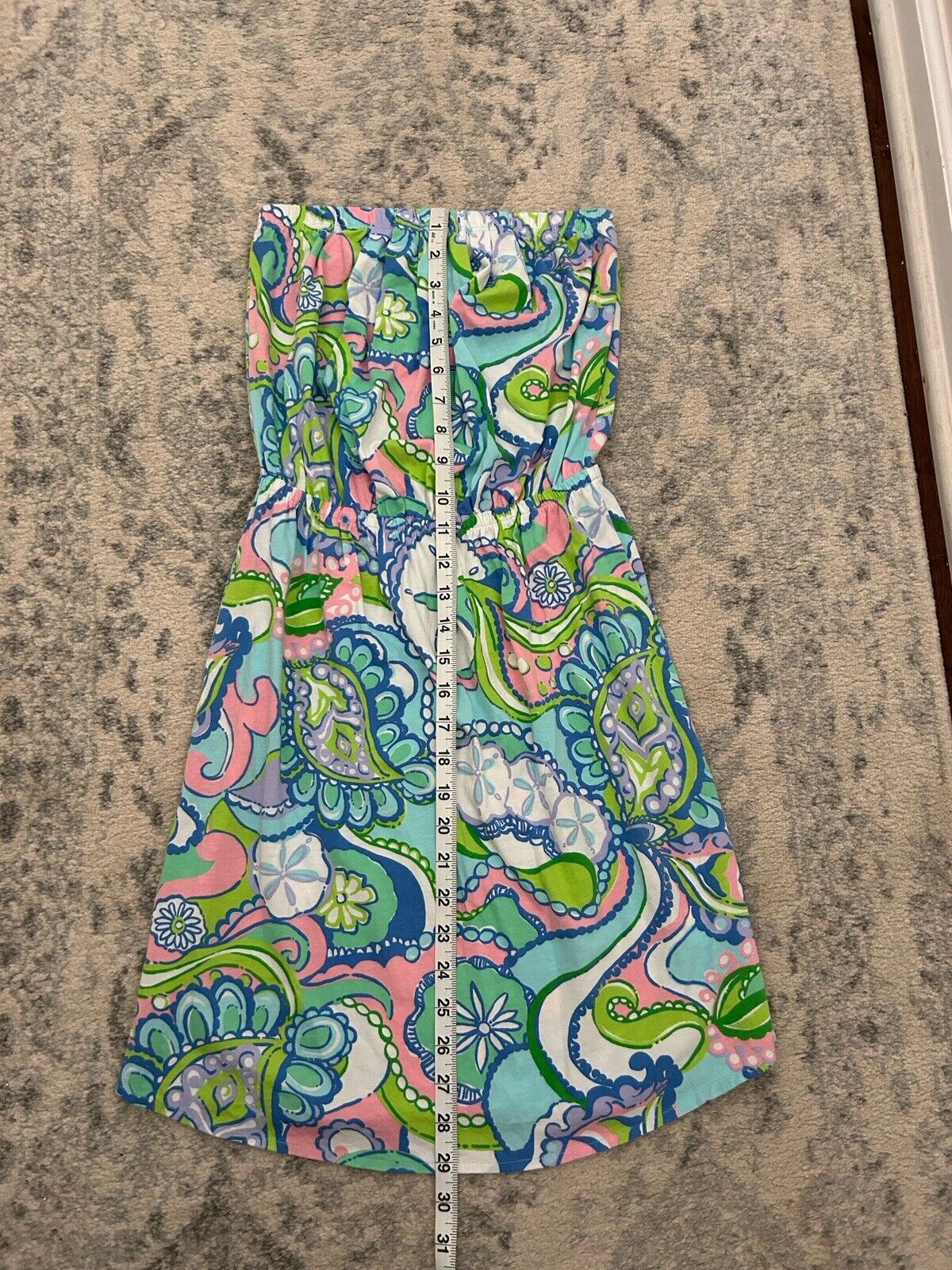 Lilly Pulitzer XS WINDSOR Strapless Jersey Dress … - image 5