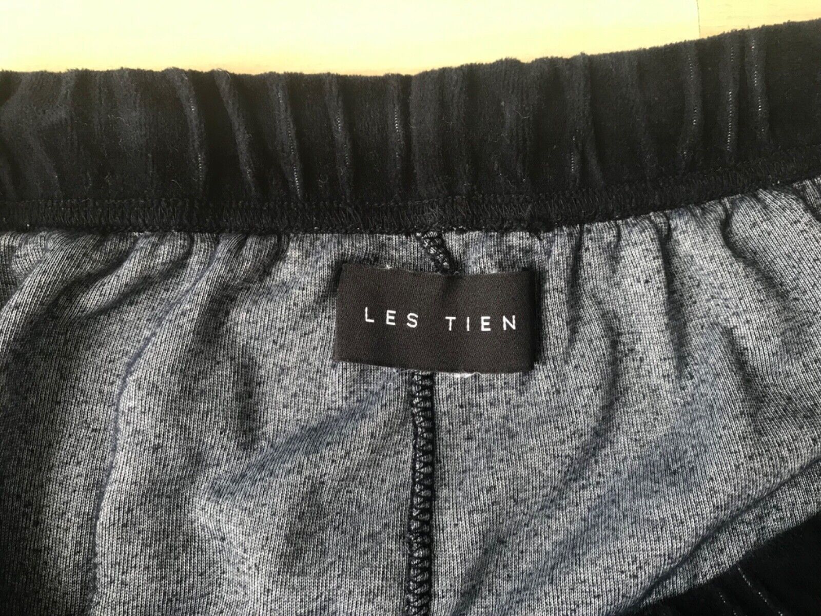 LES TIEN Navy Blue Velour Drawstring Sweatpants w… - image 4