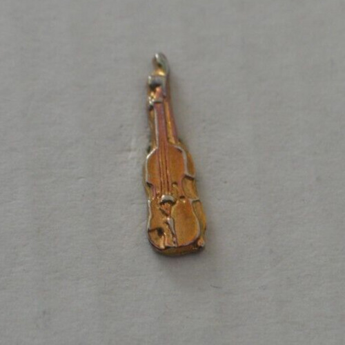 Violin Goldtone Lapel Pin approximately .75" high - image 1